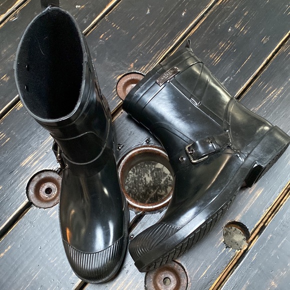 Coach Mid Calf Boots with Buckle Hardware - Picture 10 of 10